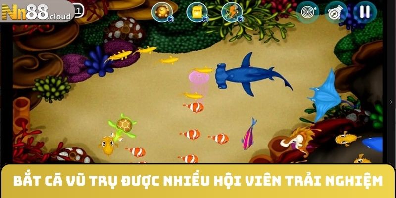 Bắt cá vũ trụ được nhiều hội viên trải nghiệm