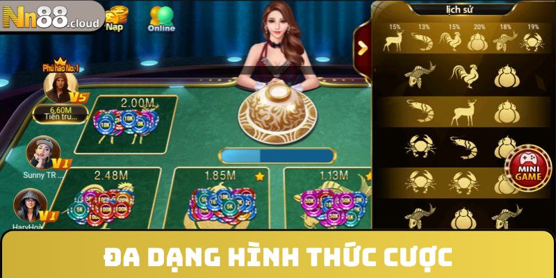 Đa dạng hình thức cược được cập nhật