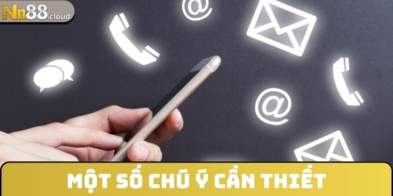 Một số chú ý cần thiết